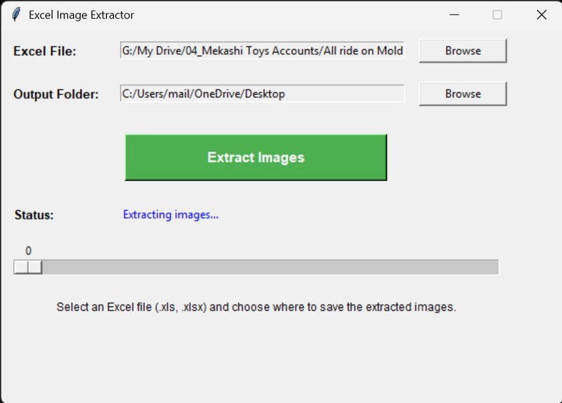 Excel Image Extractor - Extraction