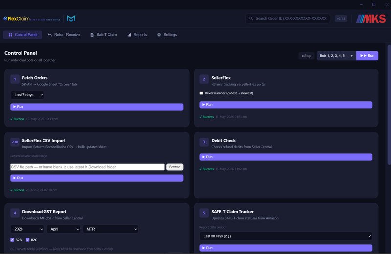 FlexClaim - Claims Dashboard