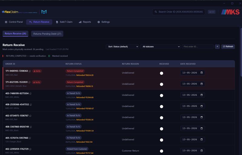 FlexClaim - Order Analysis